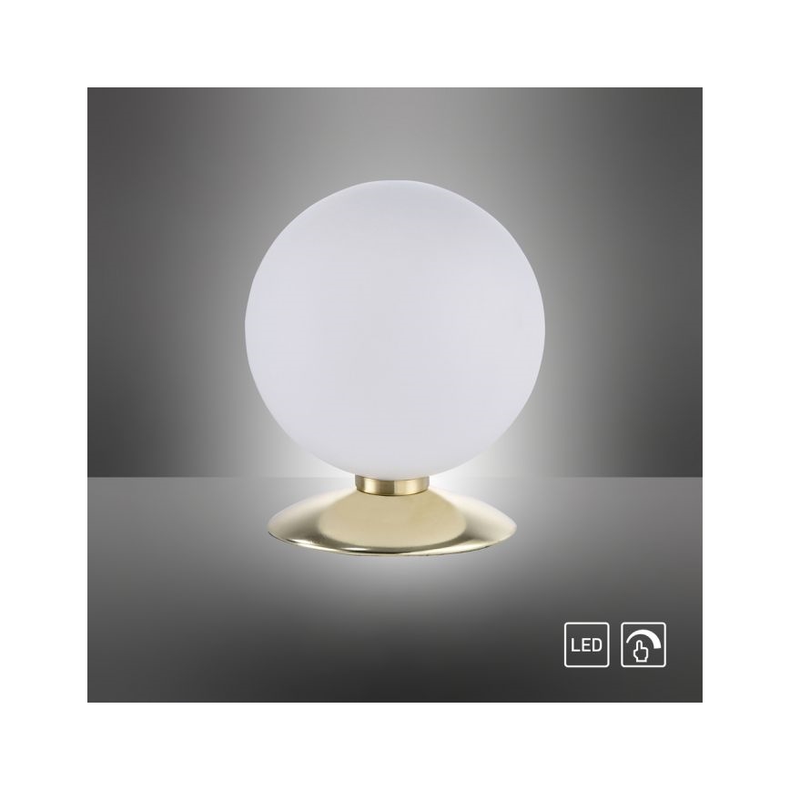 Paul Neuhaus 4013-60 - LED ljusreglerad bordslampa touch BUBBA 1xG9/3W/230V guld