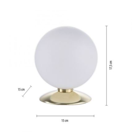 Paul Neuhaus 4013-60 - LED ljusreglerad bordslampa touch BUBBA 1xG9/3W/230V guld