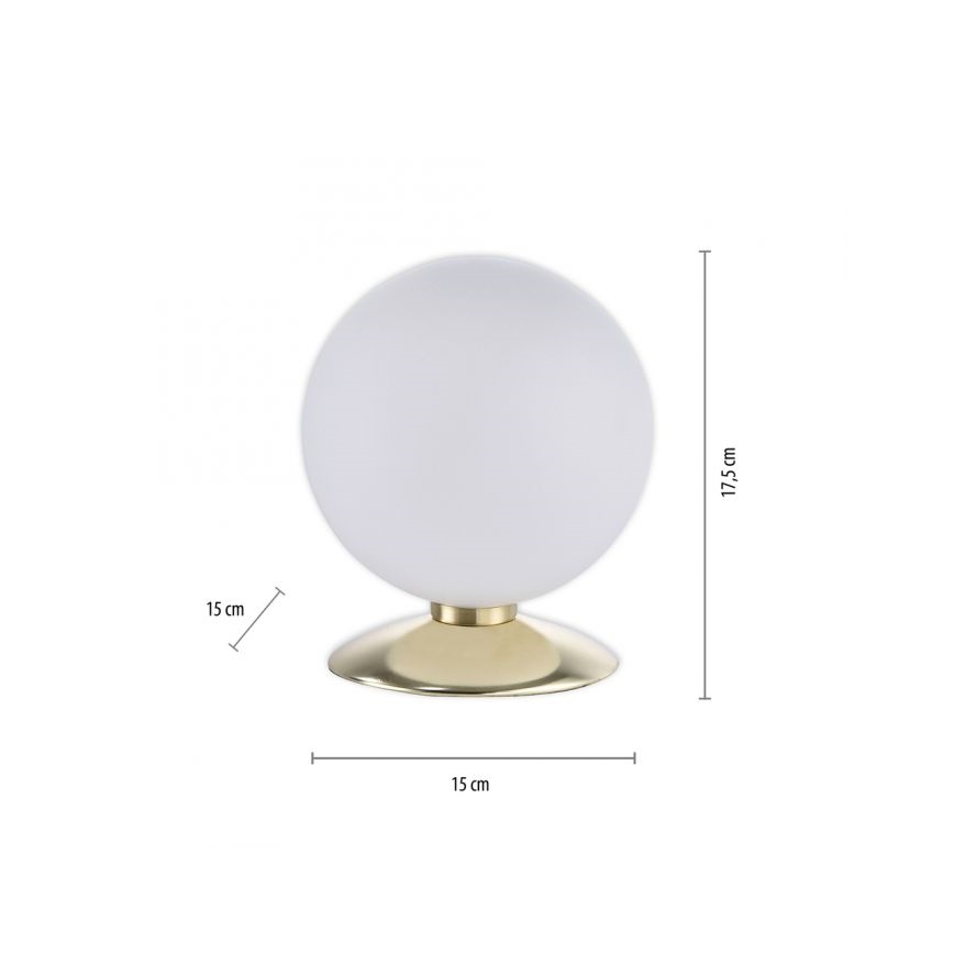 Paul Neuhaus 4013-60 - LED ljusreglerad bordslampa touch BUBBA 1xG9/3W/230V guld
