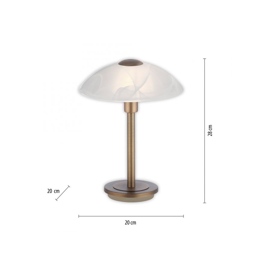 Paul Neuhaus 4026-11 - LED ljusreglerad bordslampa touch ENOVA 1xG9/2,6W/230V