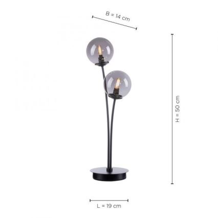 Paul Neuhaus 4040-18 - LED bordslampa  WIpåW 2xG9/3W/230V