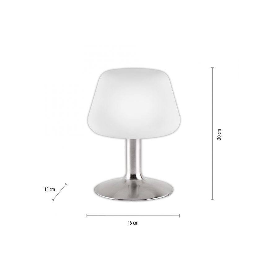 Paul Neuhaus 4078-55 - LED ljusreglerad bordslampa touch TILL 1xG9/3W/230V matt krom