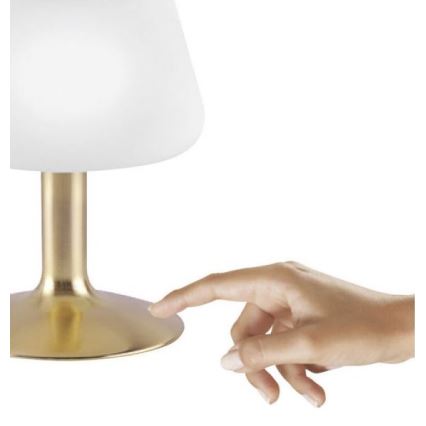 Paul Neuhaus 4078-60 - LED ljusreglerad bordslampa touch TILL 1xG9/3W/230V mässing