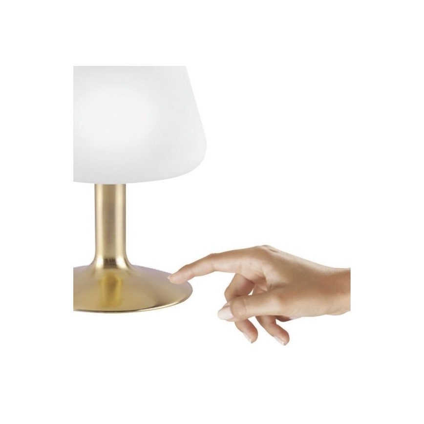Paul Neuhaus 4078-60 - LED ljusreglerad bordslampa touch TILL 1xG9/3W/230V mässing