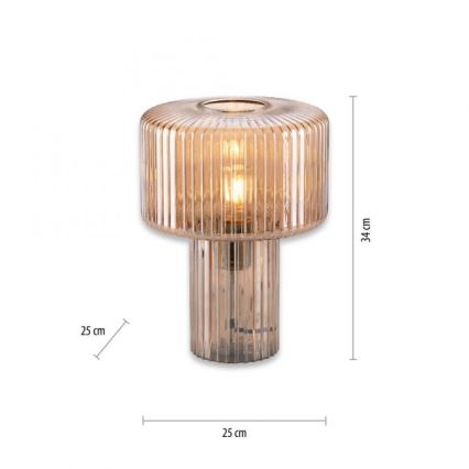 Paul Neuhaus 4092-27 - Bordslampa FUNGUS 1xE27/10W/230V beige