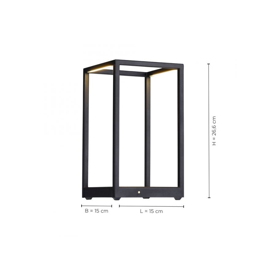 Paul Neuhaus 4401-18 - LED ljusreglerad bordslampa CONTURA 2xLED/2,2W/230V