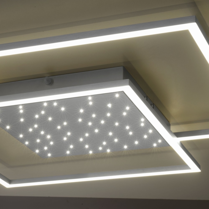 Paul Neuhaus 6024-55 - LED ljusreglerad fastsatt Ljuskrona  YUKI LED/49W/230V + fjärrkontroll 