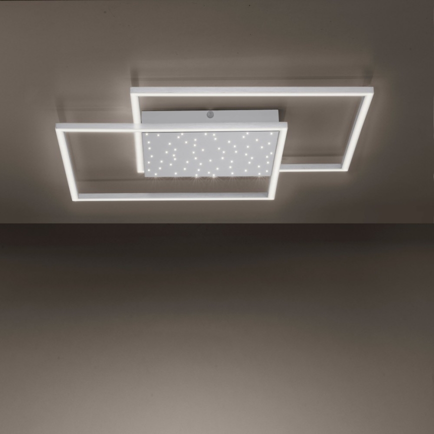 Paul Neuhaus 6024-55 - LED ljusreglerad fastsatt Ljuskrona  YUKI LED/49W/230V + fjärrkontroll 