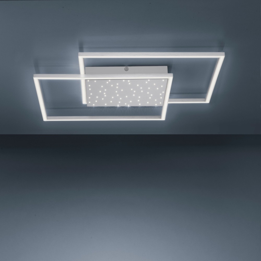 Paul Neuhaus 6024-55 - LED ljusreglerad fastsatt Ljuskrona  YUKI LED/49W/230V + fjärrkontroll 