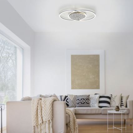 Paul Neuhaus 6025-55 - LED ljusreglerad taklampa  YUKI LED/48W/230V + fjärrkontroll