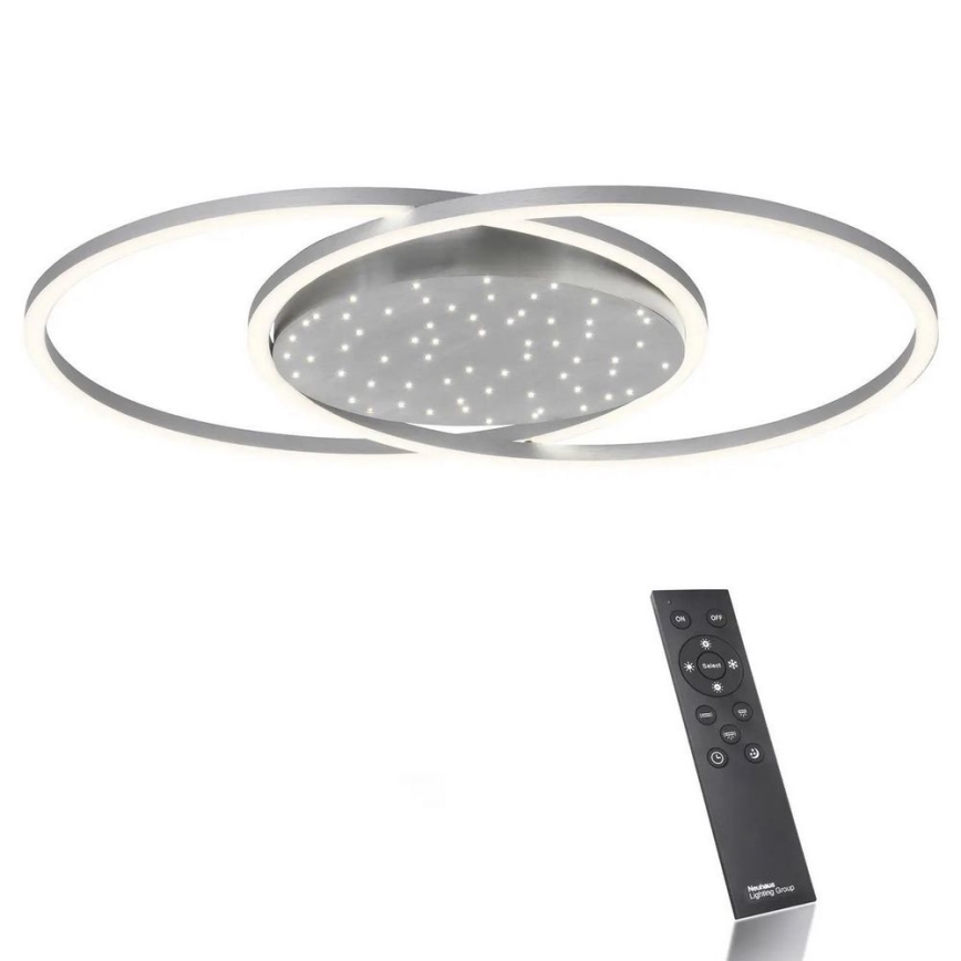 Paul Neuhaus 6025-55 - LED ljusreglerad taklampa  YUKI LED/48W/230V + fjärrkontroll