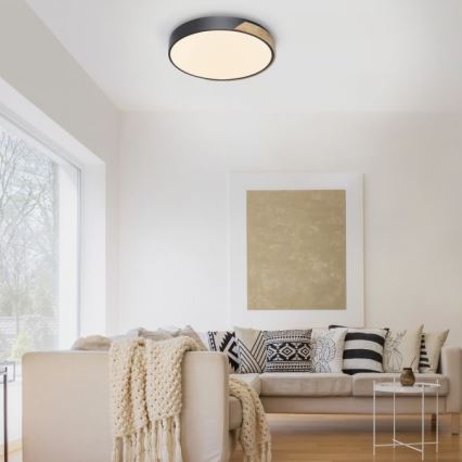 Paul Neuhaus 6071-18 - LED Dimbar taklampa Q-PIATO LED/35W/230V diameter 51 cm 2700-5000K Wi-Fi + fjärrkontroll