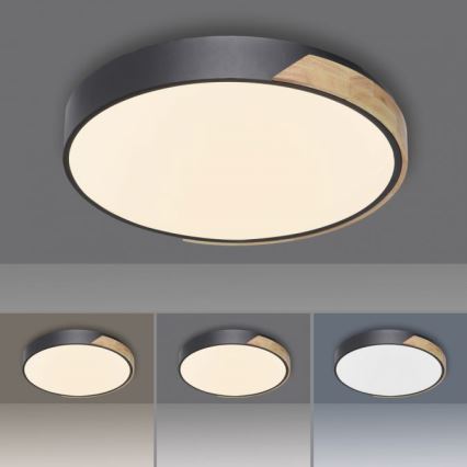 Paul Neuhaus 6071-18 - LED Dimbar taklampa Q-PIATO LED/35W/230V diameter 51 cm 2700-5000K Wi-Fi + fjärrkontroll