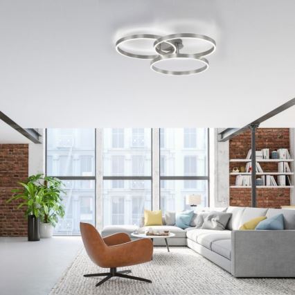 Paul Neuhaus 6233-55 - LED Dimbar taklampa PAAN LED/45,5W/230V 2700-5000K + fjärrkontroll