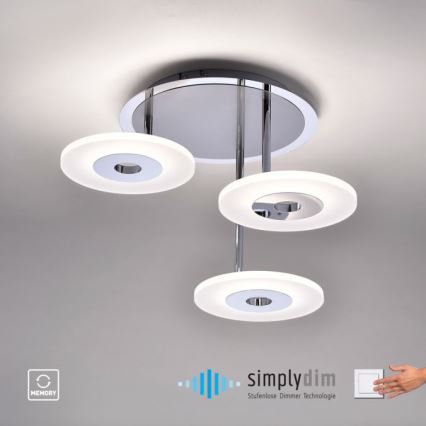Paul Neuhaus 6446-55 - Dimbar LED-lampakrona ADALI 3xLED/13W/230V