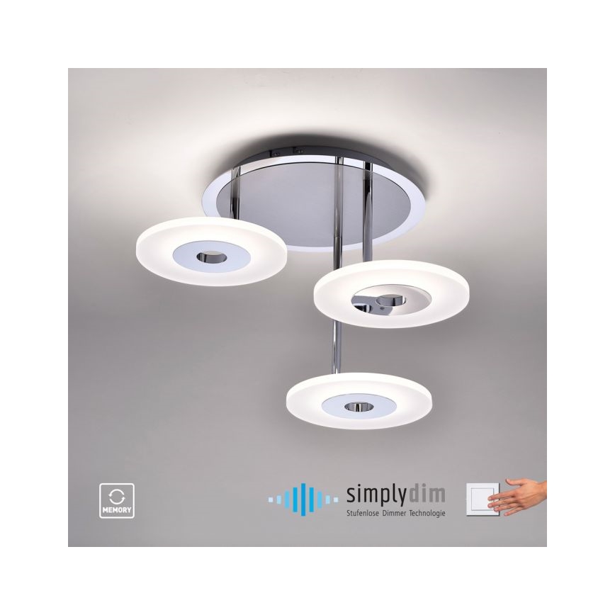 Paul Neuhaus 6446-55 - Dimbar LED-lampakrona ADALI 3xLED/13W/230V