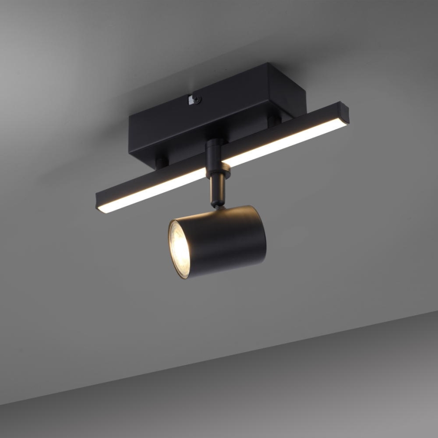 Paul Neuhaus 6523-18 - LED spotlight BARIK 1xGU10/4,5W/230V + LED/3W