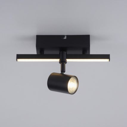 Paul Neuhaus 6523-18 - LED spotlight BARIK 1xGU10/4,5W/230V + LED/3W
