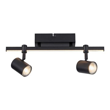 Paul Neuhaus 6524-18 - LED spotlight BARIK 2xGU10/4,5W/230V + LED/5W