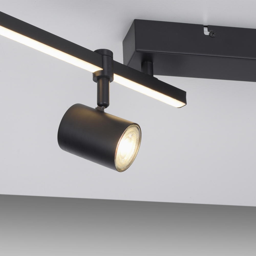 Paul Neuhaus 6525-18 - LED Spotlampa BARIK 4xGU10/4,5W/230V + LED/10W