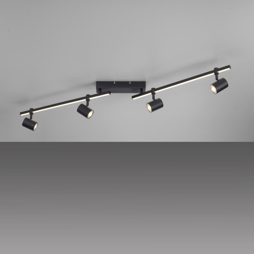 Paul Neuhaus 6525-18 - LED spotlight BARIK 4xGU10/4,5W/230V + LED/10W
