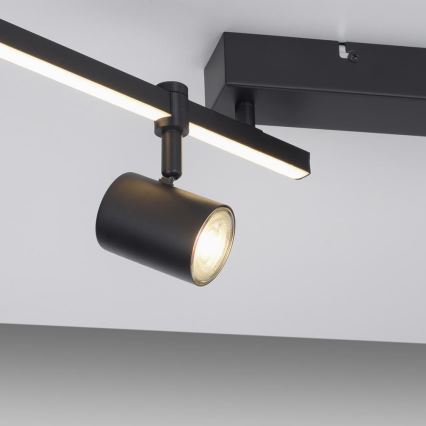 Paul Neuhaus 6525-18 - LED spotlight BARIK 4xGU10/4,5W/230V + LED/10W