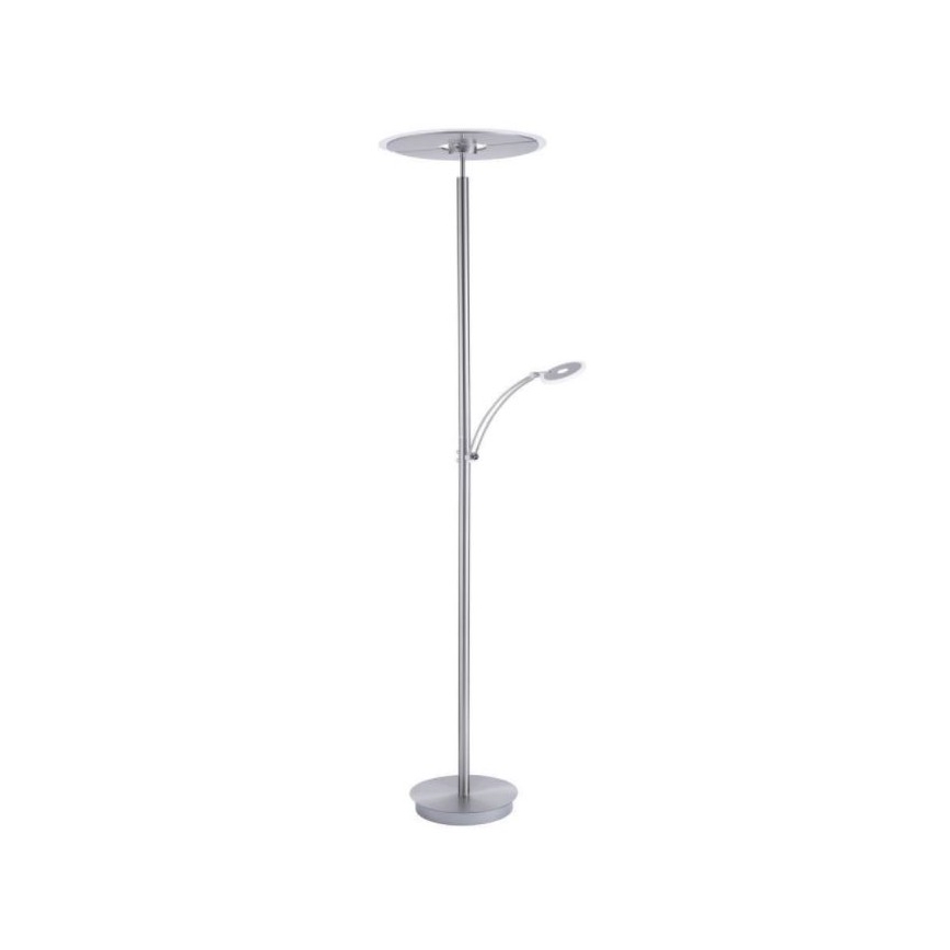 Paul Neuhaus 673-55 - LED Dimbar golvlampa ARTUR 2xLED/21W/230V+1xLED/6W skinande krom
