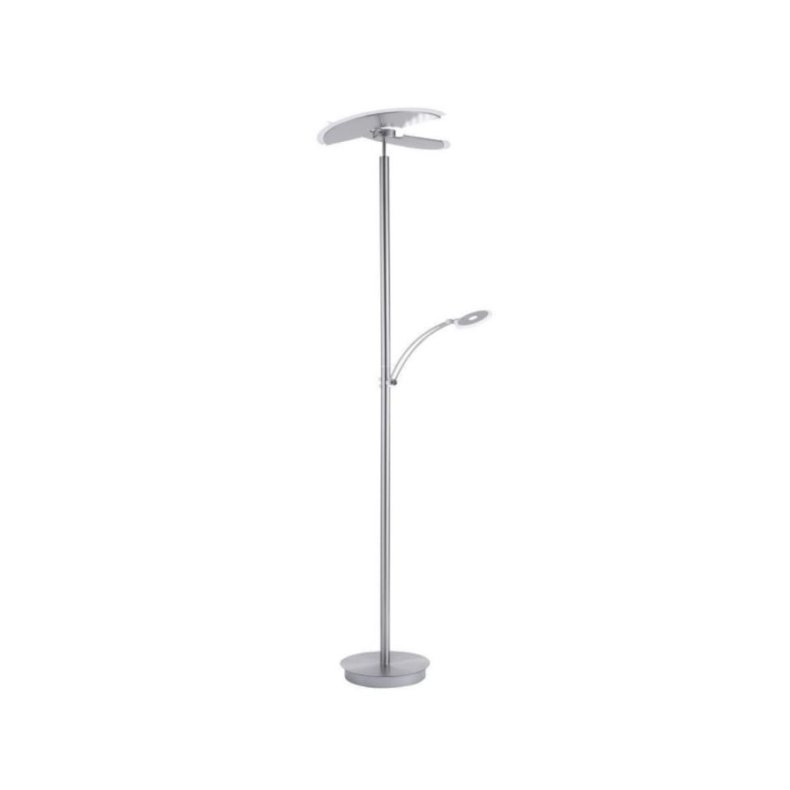 Paul Neuhaus 673-55 - LED Dimbar golvlampa ARTUR 2xLED/21W/230V+1xLED/6W skinande krom