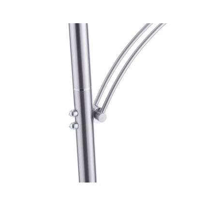 Paul Neuhaus 673-55 - LED Dimbar golvlampa ARTUR 2xLED/21W/230V+1xLED/6W skinande krom