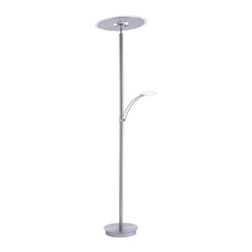 Paul Neuhaus 673-55 - LED Dimbar golvlampa ARTUR 2xLED/21W/230V+1xLED/6W skinande krom