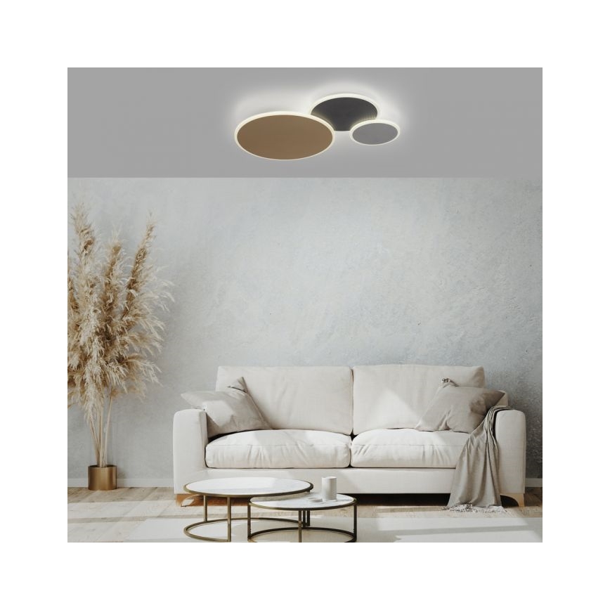 Paul Neuhaus 8007-70 - LED dimbar taklampa Q-PIATO LED/35W/230V 2700-5000K Wi-Fi + fjärrkontroll