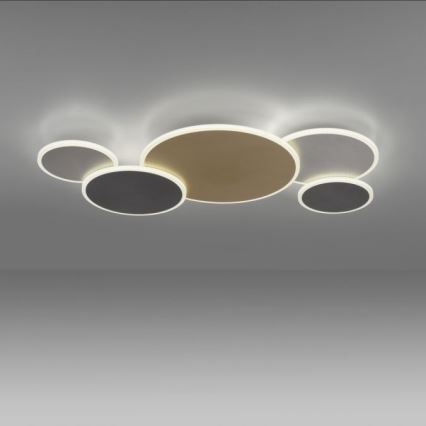 Paul Neuhaus 8008-70 - LED Dimbar taklampa Q-PIATO LED/49W/230V 2700-5000K Wi-Fi + fjärrkontroll