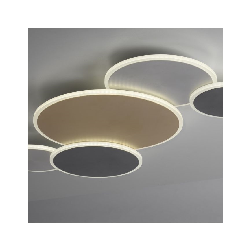 Paul Neuhaus 8008-70 - LED Dimbar taklampa Q-PIATO LED/49W/230V 2700-5000K Wi-Fi + fjärrkontroll