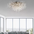 Paul Neuhaus 8092-55 - Ytmonterad taklampa ICICLE 14xG9/40W/230V Ø 100 cm blank krom