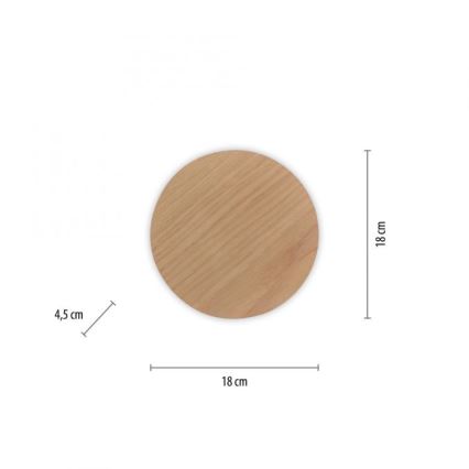 Paul Neuhaus 8152-79 - LED ljusreglerad vägglampa PUNTUA LED/1W/3,7V 2200 mAh + fjärrkontroll