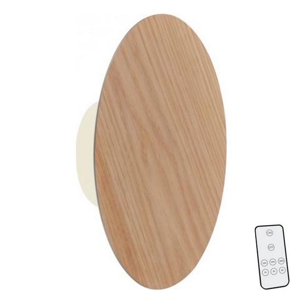 Paul Neuhaus 8153-79 - LED ljusreglerad vägglampa PUNTUA LED/1,3W/3,7V 2200 mAh + fjärrkontroll