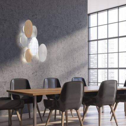 Paul Neuhaus 8153-79 - LED ljusreglerad vägglampa PUNTUA LED/1,3W/3,7V 2200 mAh + fjärrkontroll
