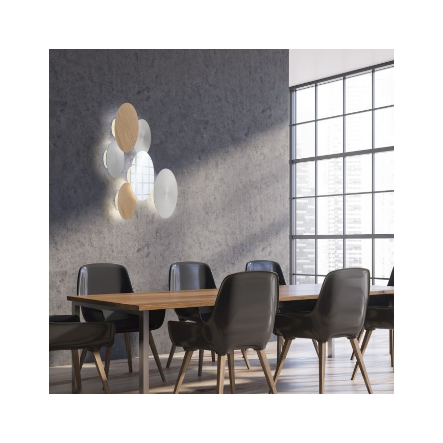 Paul Neuhaus 8153-79 - LED ljusreglerad vägglampa PUNTUA LED/1,3W/3,7V 2200 mAh + fjärrkontroll