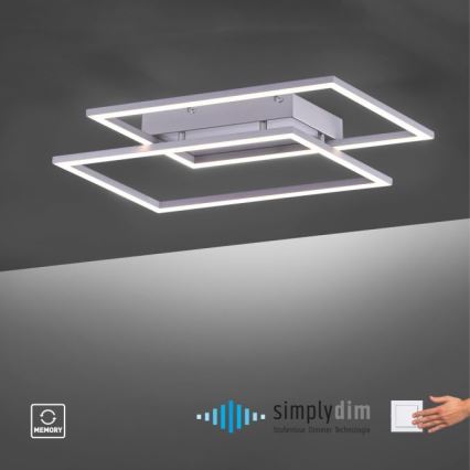 Paul Neuhaus 8192-55 - Dimbar LED-lampakrona INIGO 2xLED/12W/230V