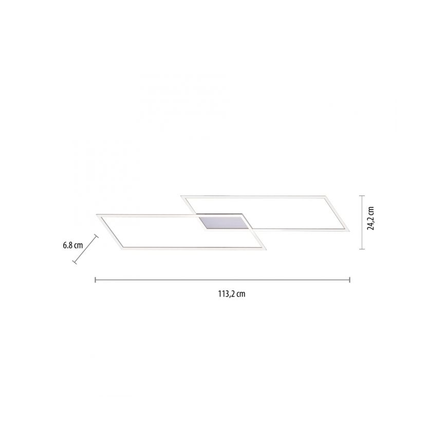 Paul Neuhaus 8194-55 - Dimbar LED-lampakrona INIGO 2xLED/20W/230V