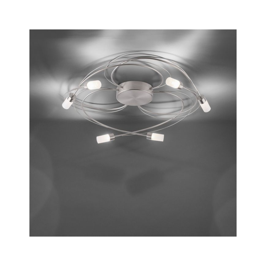 Paul Neuhaus 8250-55 - LED ljusreglerad fastsatt Ljuskrona  NELIA 6xLED/3W/230V