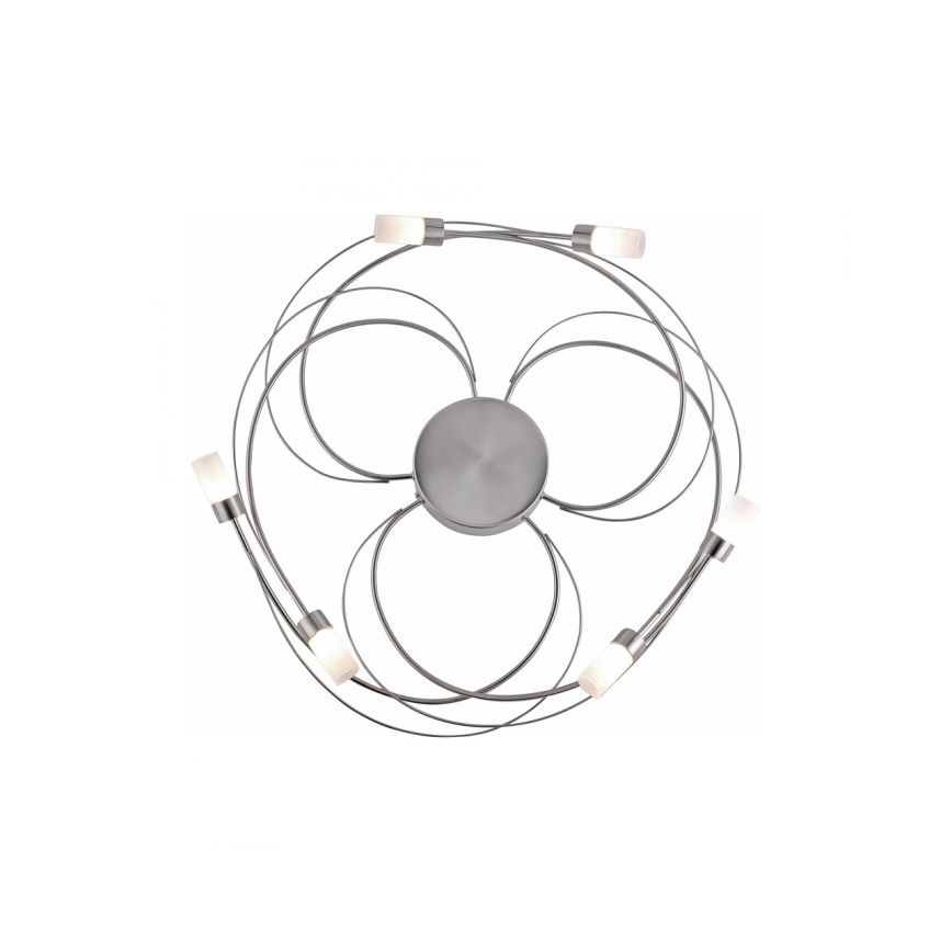 Paul Neuhaus 8250-55 - LED ljusreglerad fastsatt Ljuskrona  NELIA 6xLED/3W/230V