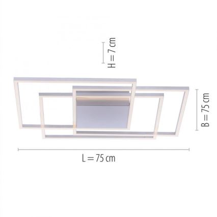 Paul Neuhaus 8256-55 - LED Dimbar Takbelysning INIGO 3xLED/16W/230V