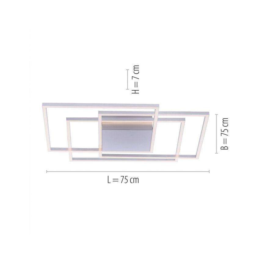 Paul Neuhaus 8256-55 - LED Dimbar Takbelysning INIGO 3xLED/16W/230V