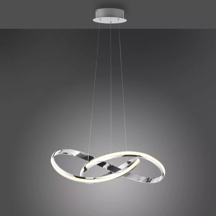 Paul Neuhaus 8291-17 - LED ljusreglerad ljuskrona på textilsladd MELINDA LED/30W/230V