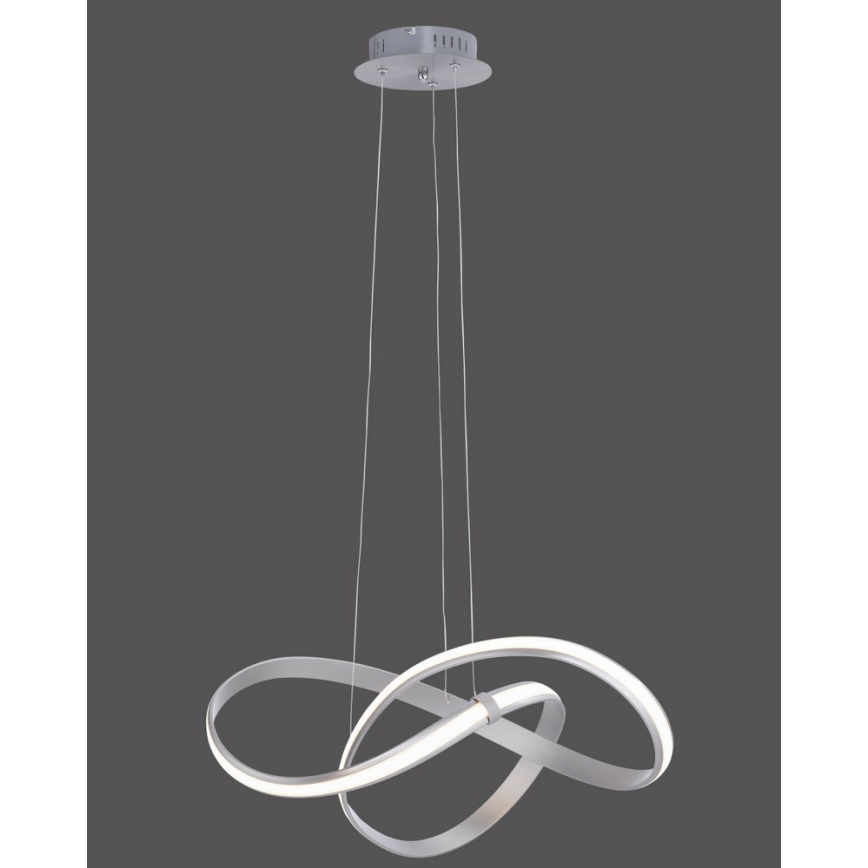 Paul Neuhaus 8291-55 - LED ljusreglerad ljuskrona på textilsladd MELINDA LED/30W/230V