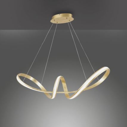Paul Neuhaus 8292-12 - LED ljusreglerad ljuskrona på textilsladd MELINDA LED/38W/230V