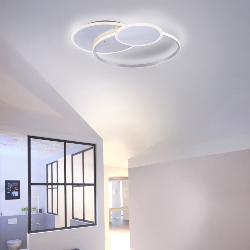 Paul Neuhaus 8318-55 - LED Dimbar Takbelysning EMILIO LED/53W/230V + Fjärrstyrd