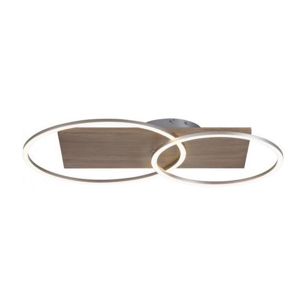 Paul Neuhaus 8329-79 - Dimbar LED ytmonterad ljuskrona PALMA LED/26W/230V 2700-5000K tall + fjärrkontroll