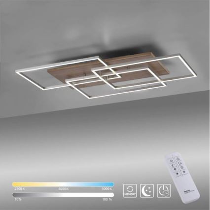 Paul Neuhaus 8330-79 - Dimbar LED ytmonterad ljuskrona PALMA 3xLED/12W/230V tall + fjärrkontroll